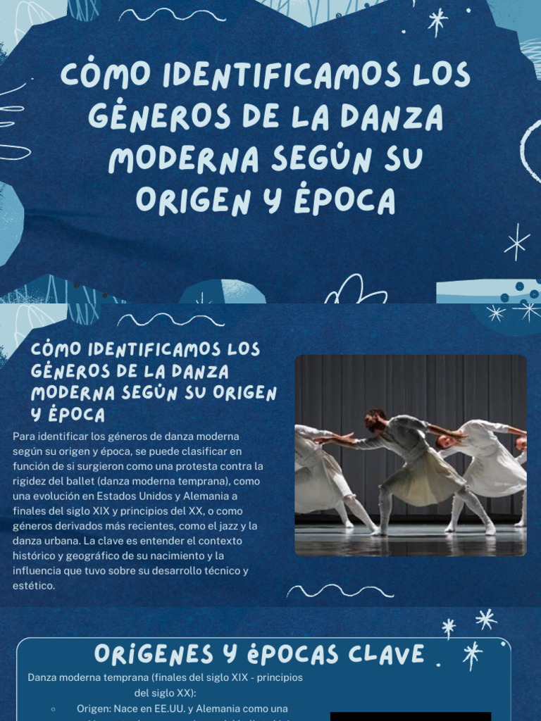 Presentación Proyecto Creativo Moderno Azul (2) | PDF | Bailes | Ballet