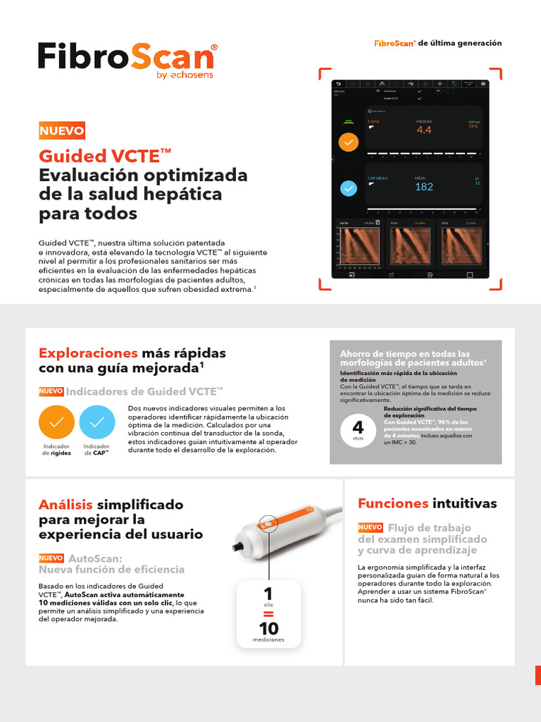 FibroScan®: Innovación Guided VCTE™ | PDF