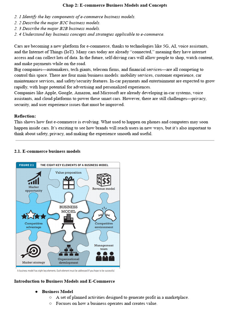 E-commerce Business Models Explained | PDF | Online Shopping | E Commerce
