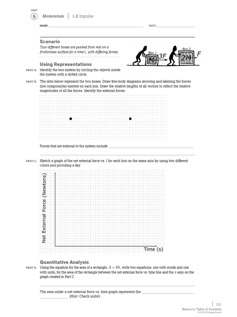 Box System Forces and Impulse Analysis | PDF | Momentum | Classical ...
