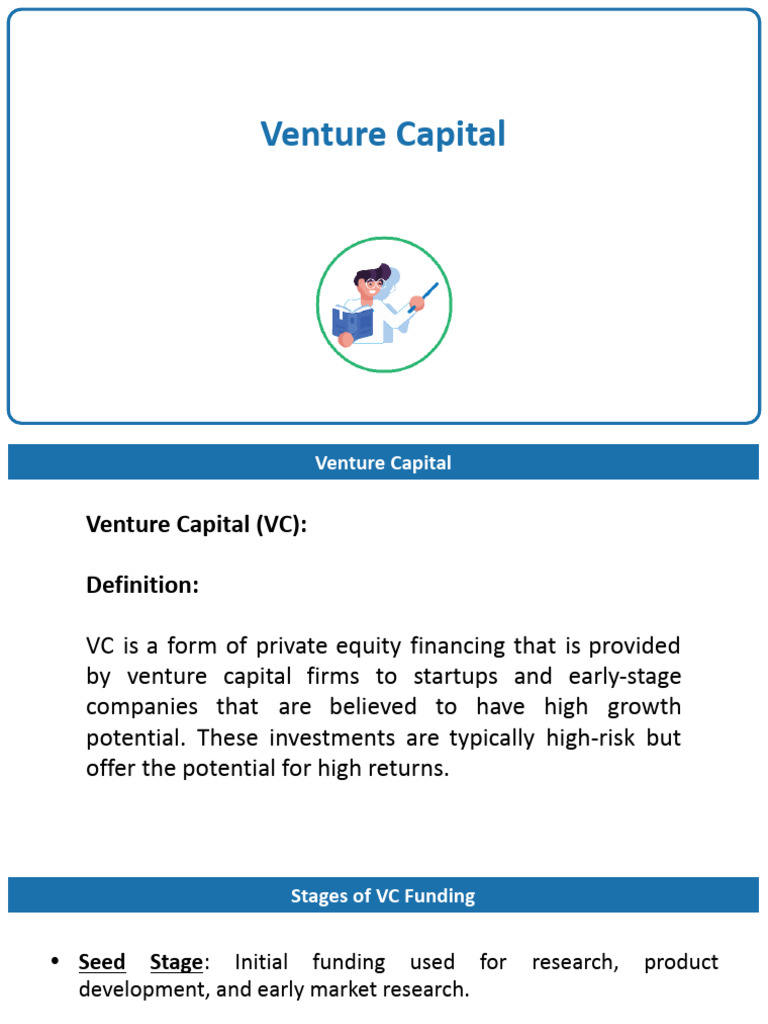Session 12 Venture Capital | PDF | Venture Capital | Corporate Finance