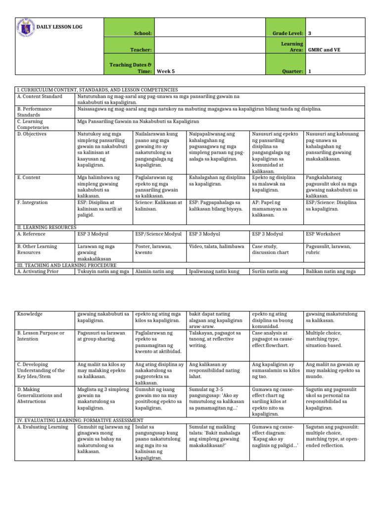 DLP Competency #5 | PDF