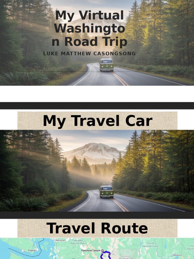 Washington State Road Trip Guide | PDF | Washington (State) | Earth ...