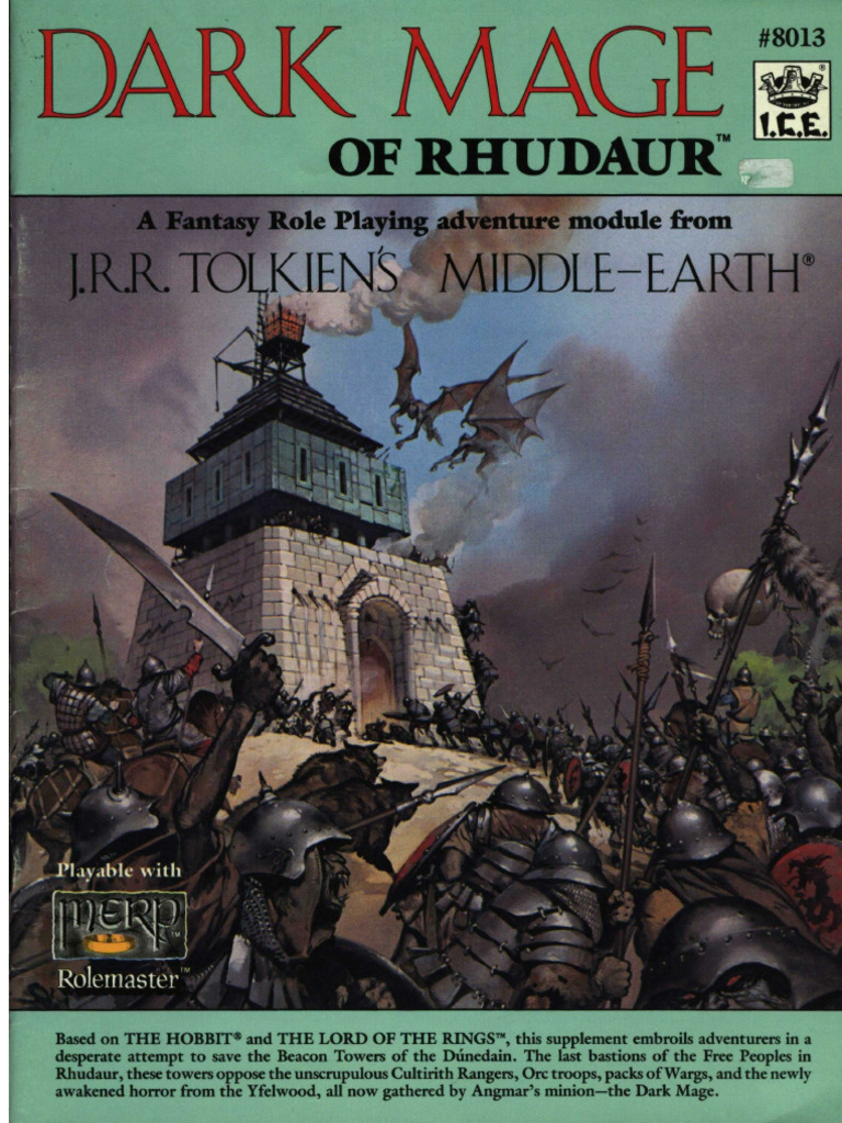 ICE Enterprises - ICE8013 - MERP - Dark Mage of Rhudaur | PDF | Middle ...
