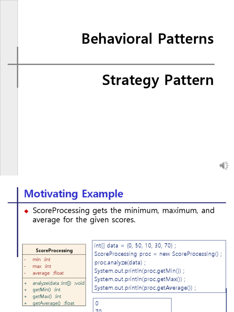 Strategy Pattern for Score Processing | PDF | Theoretical Computer ...