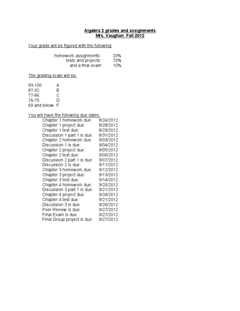 Grades and Assignments | PDF