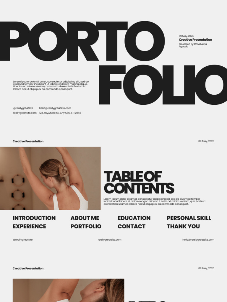 Portfolio Design Templates | PDF