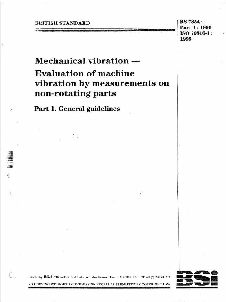 Iso 10816 | PDF