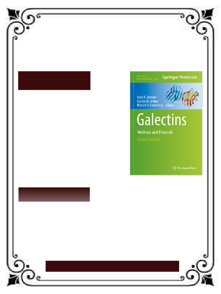 Galectins Methods and Protocols Methods in Molecular Biology 2442 Sean ...