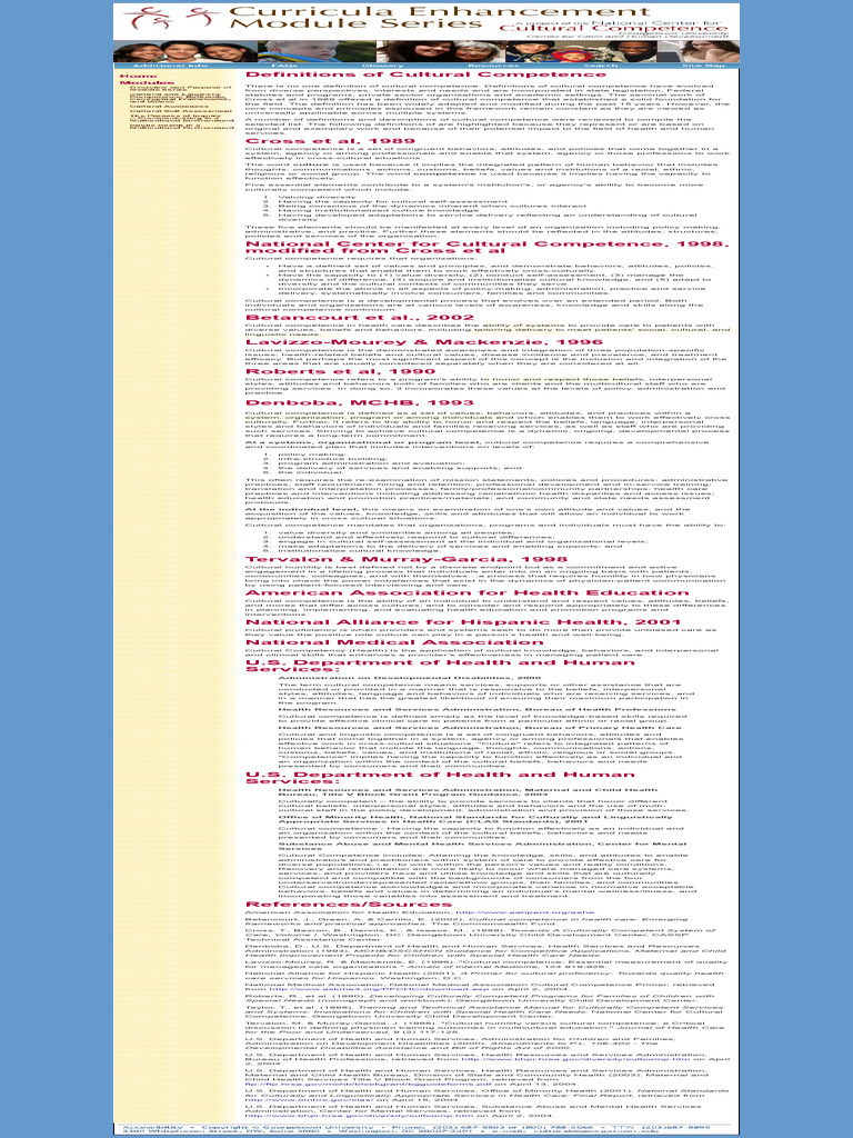 Understanding Cultural Competence Definitions | PDF | Attitude ...