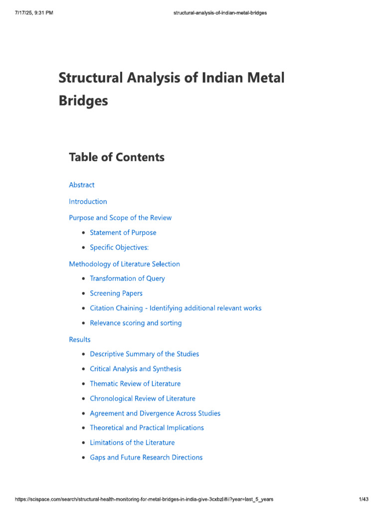 India Structure Analysis | PDF