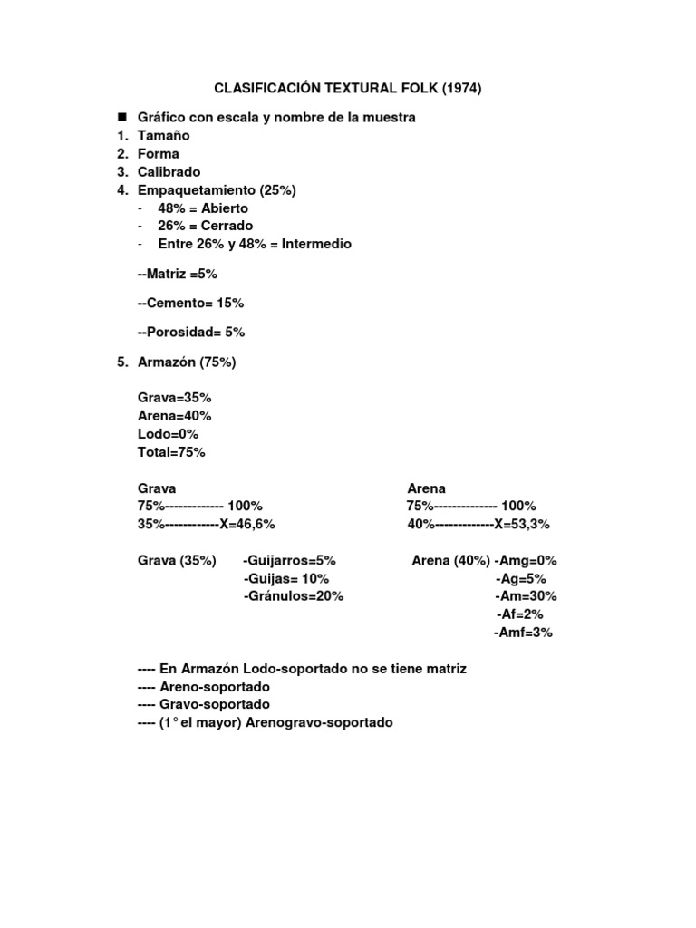 Clasificación Textural Folk | PDF