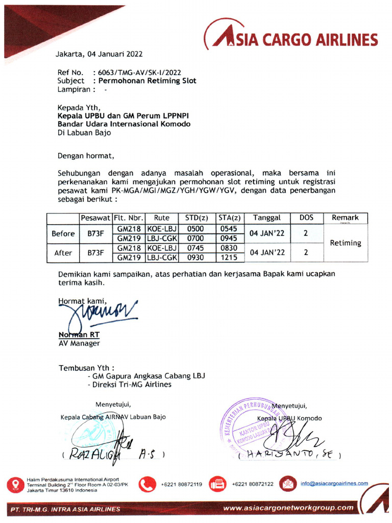 Asia Cargo Airlines | PDF