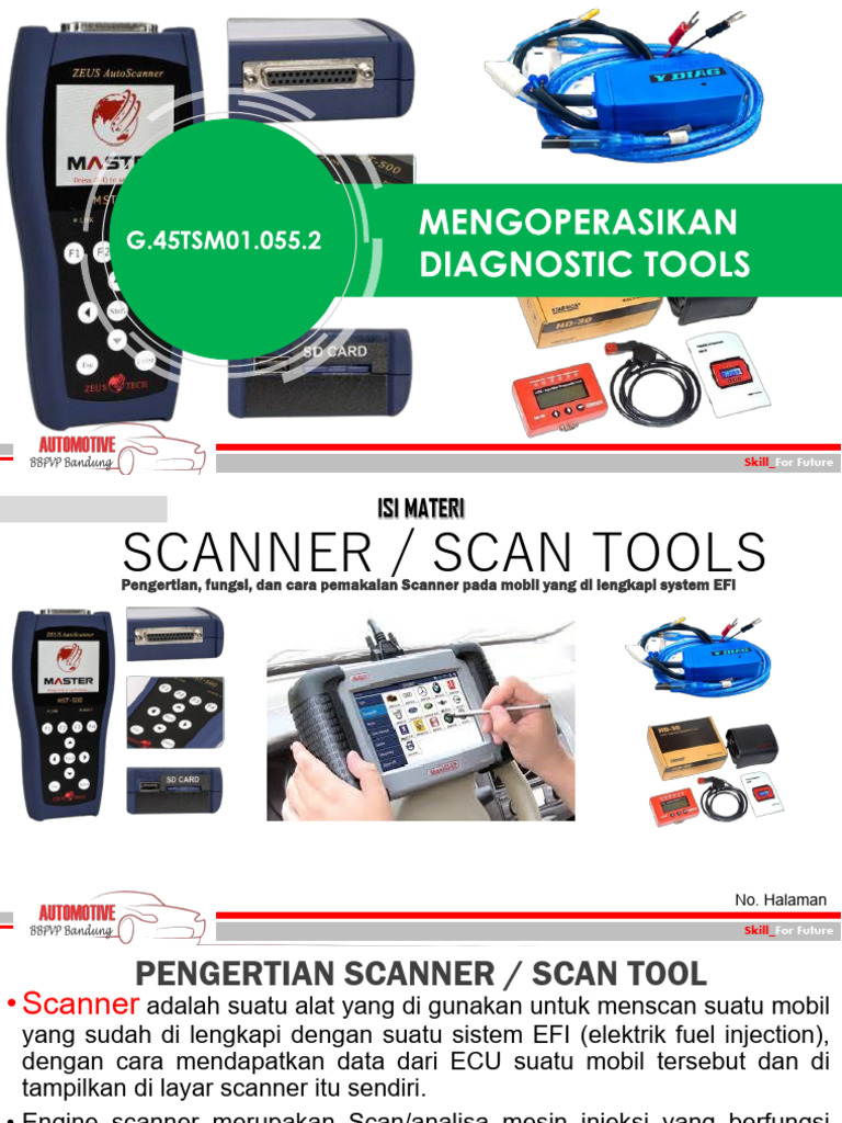 Panduan Penggunaan Scanner Mobil EFI | PDF