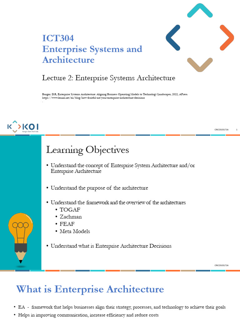 Understanding Enterprise Architecture Essentials | PDF | Enterprise ...