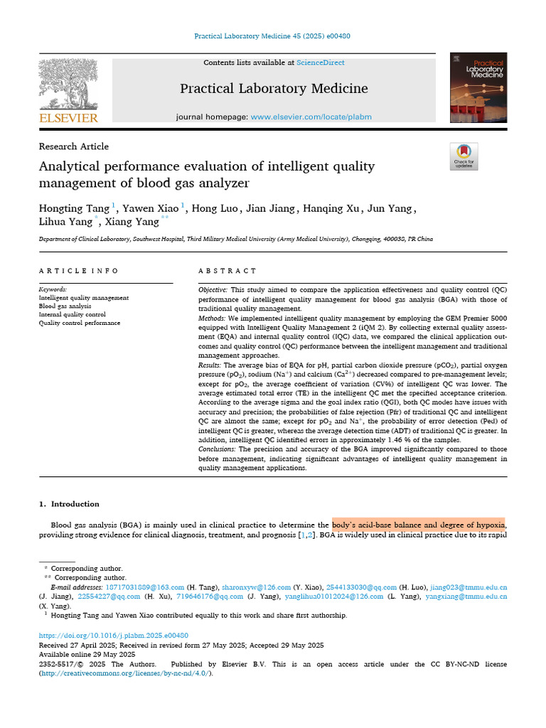 Analytical Performance Evaluation of Intelligent Quality | PDF ...