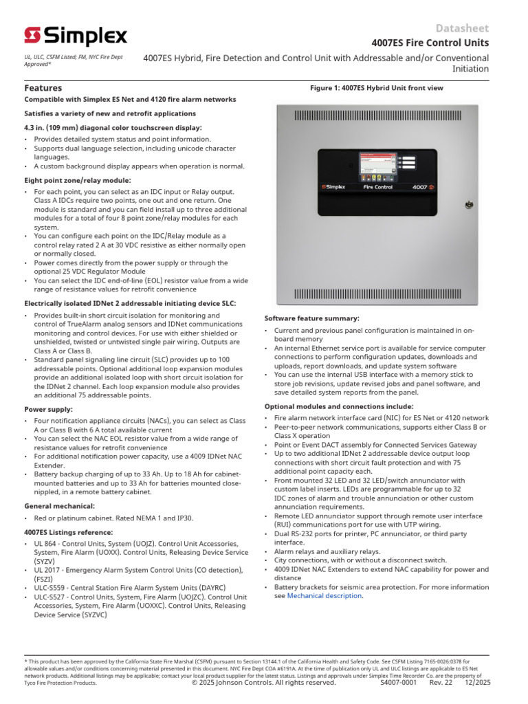 4007ES Panel | PDF | Battery Charger | Computer Network