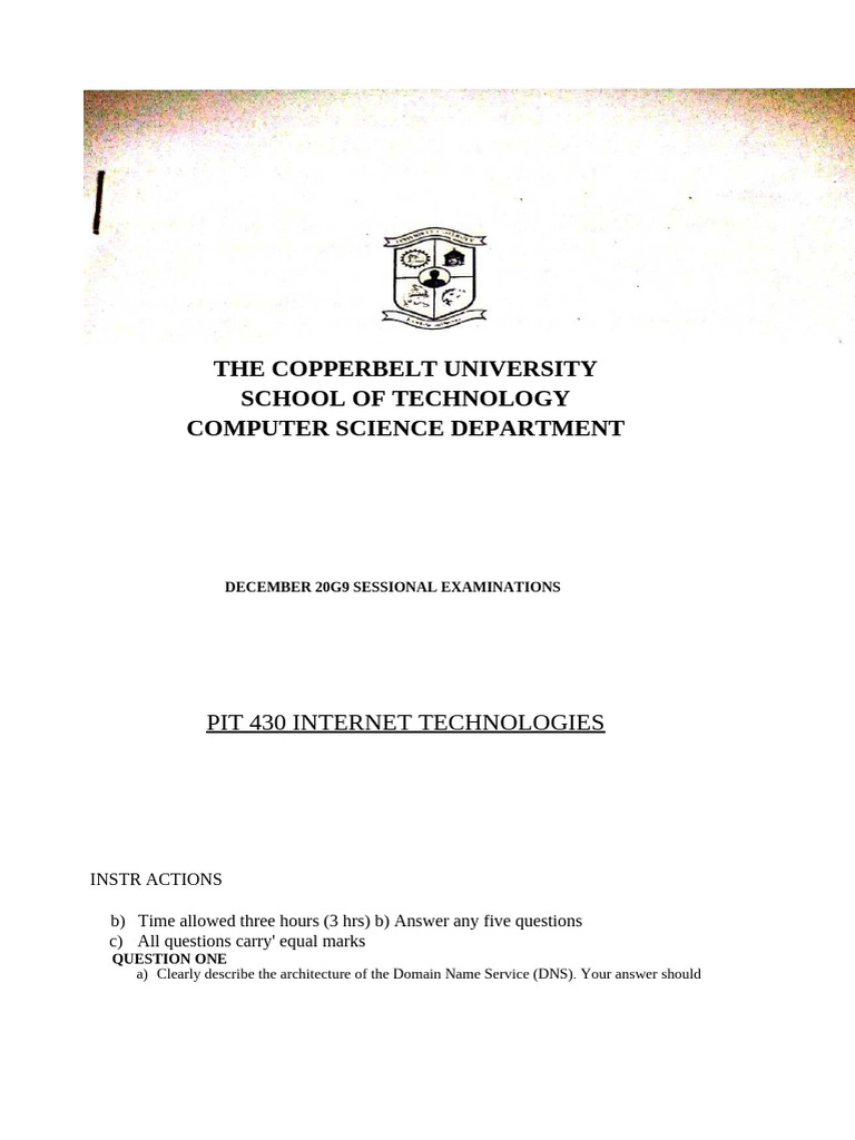 488988437 CS 460 Internet Technologies Past Papers With Solutions | PDF ...