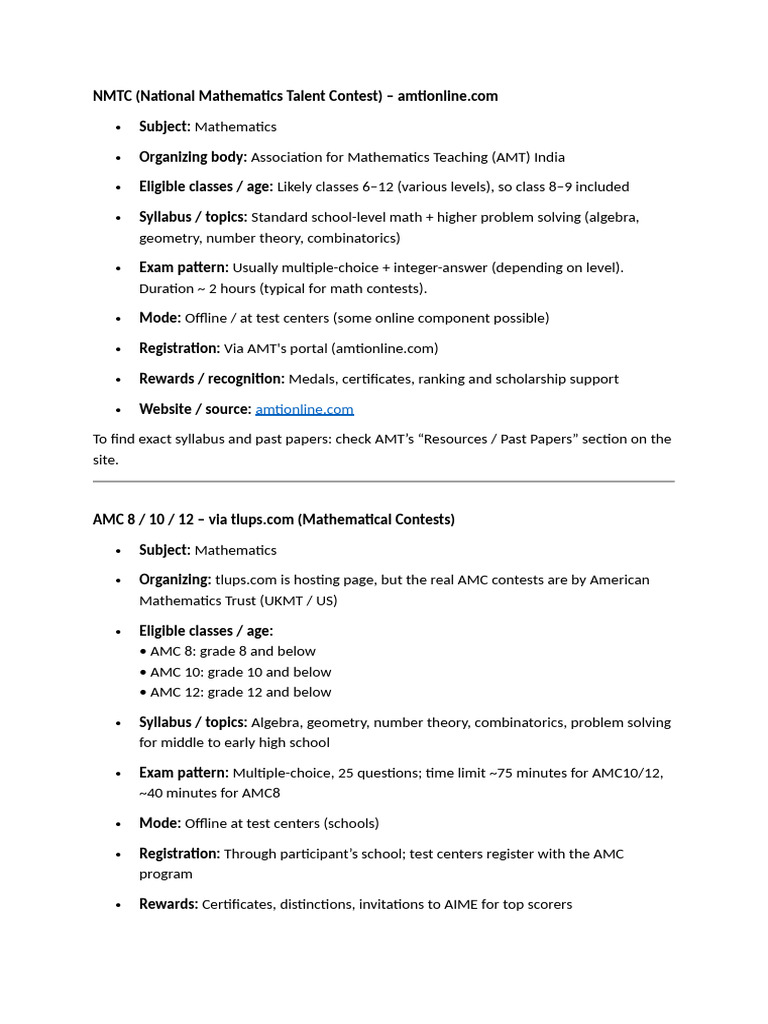 Comprehensive Guide to Math Contests | PDF | Mathematics | Geometry