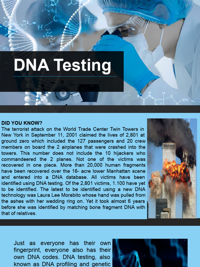 Understanding DNA Testing Techniques | PDF | Polymerase Chain Reaction ...