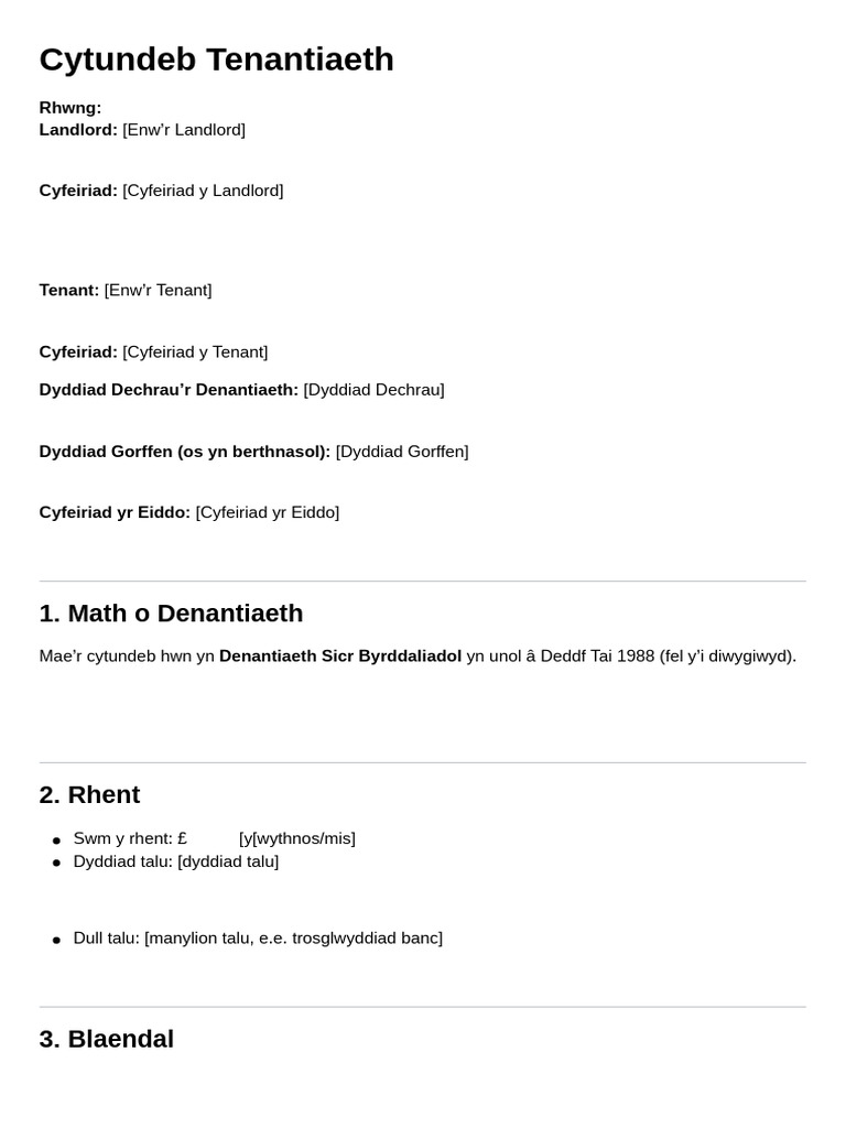 Welsh Ten | PDF