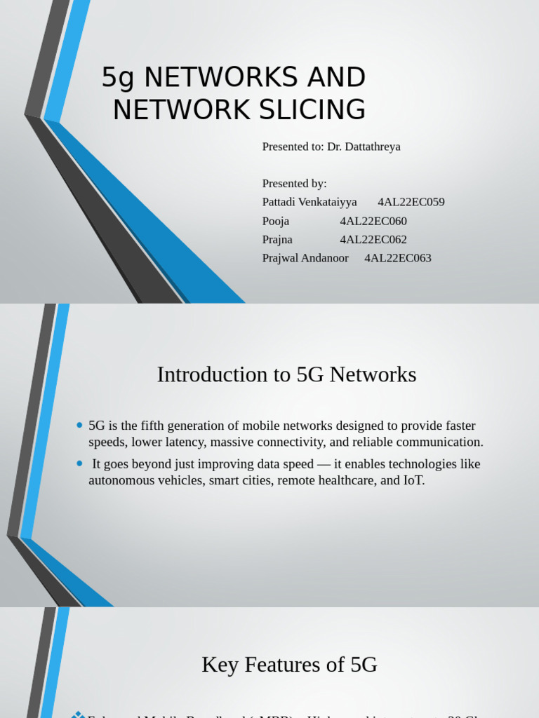 5G Networks and Network Slicing Explained | PDF | Internet Of Things ...
