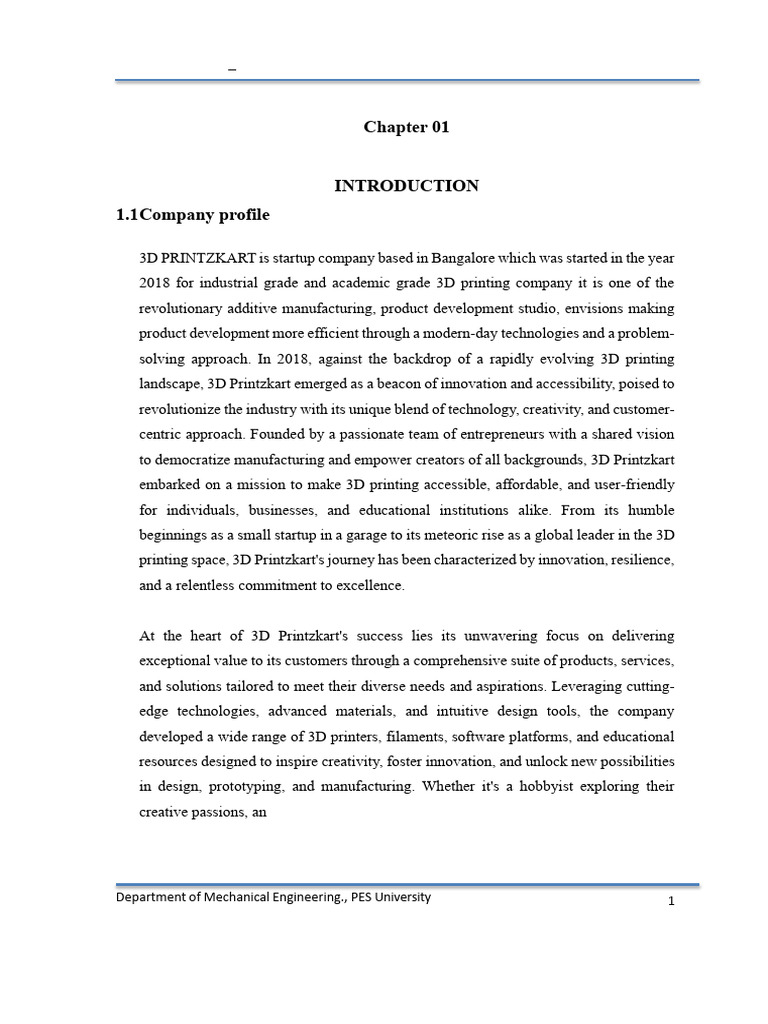 Chapter 01 (AutoRecovered) (1) | PDF | 3 D Printing | Secondary Sector ...