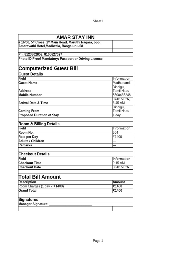 blr bill | PDF