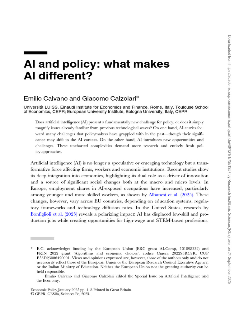 AI and policy (2) | PDF | Artificial Intelligence | Intelligence (AI ...