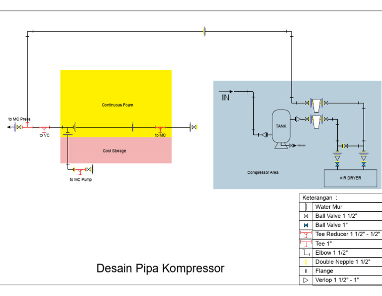 Compressor Pipe Design Components | PDF