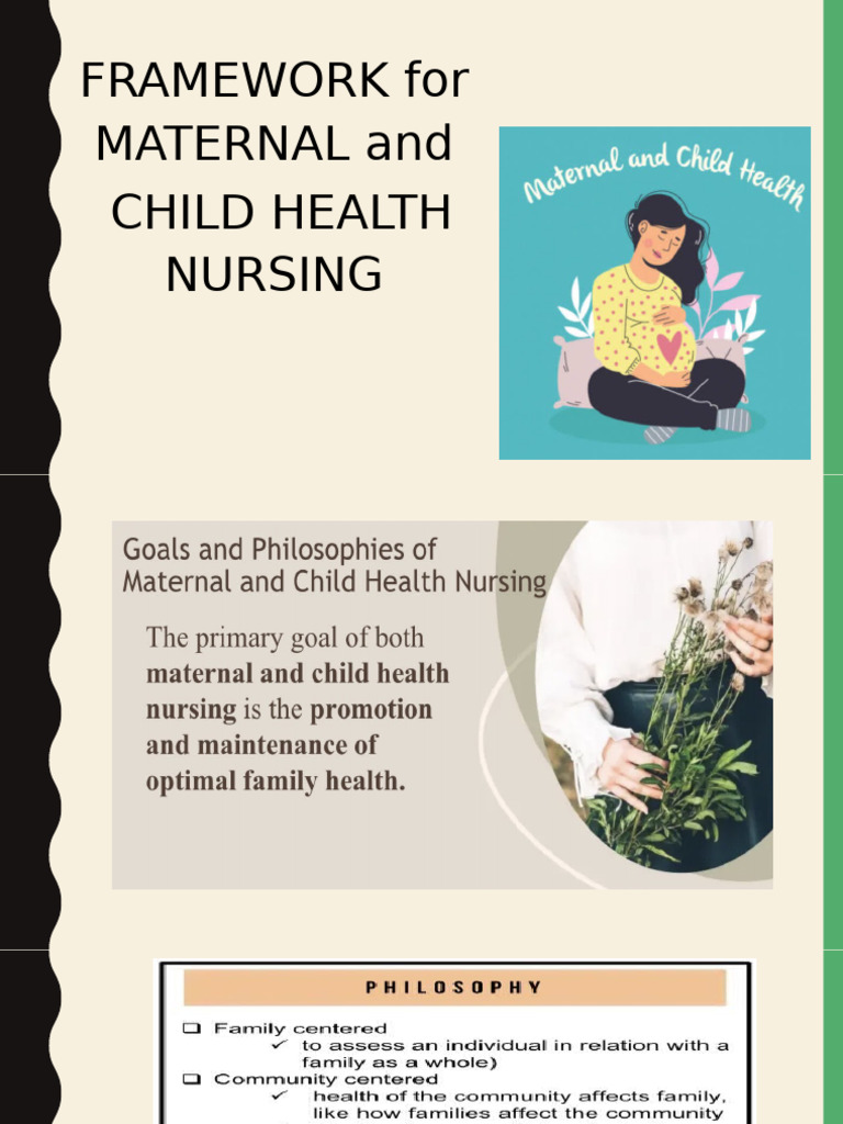 Maternal and Child Health Nursing Framework | PDF | Childbirth ...