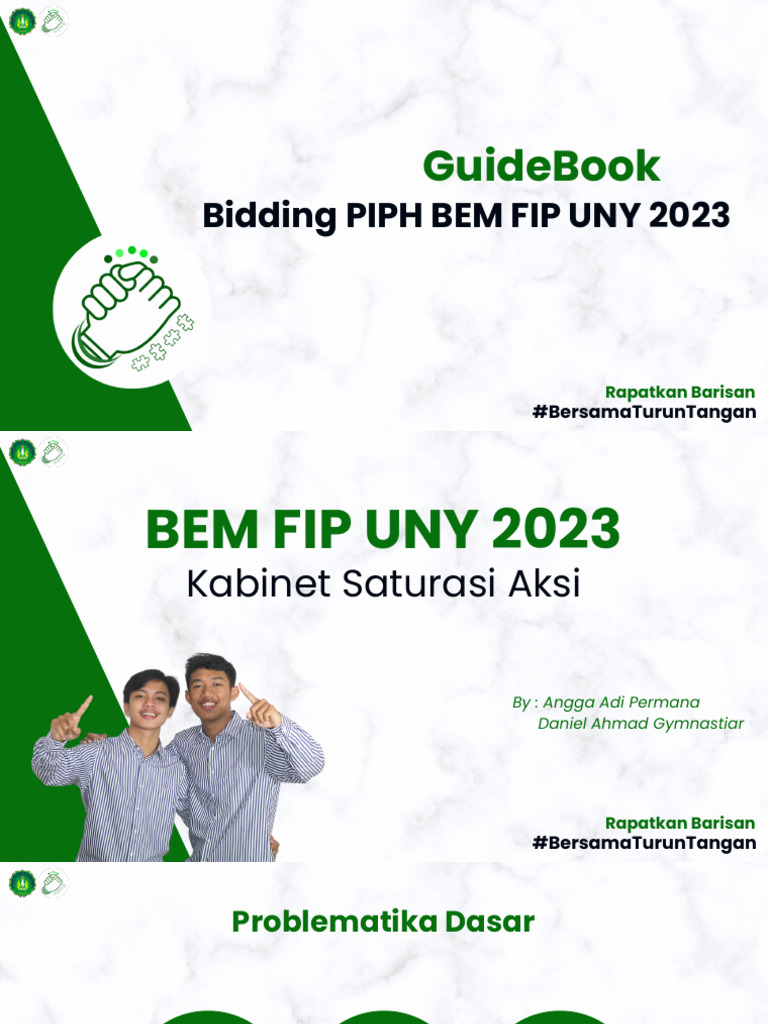 Bidding PIPH BEM FIP UNY 2023: Panduan Lengkap | PDF