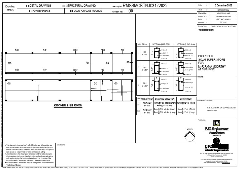 Plinth Beam Layout & Structural Details | PDF