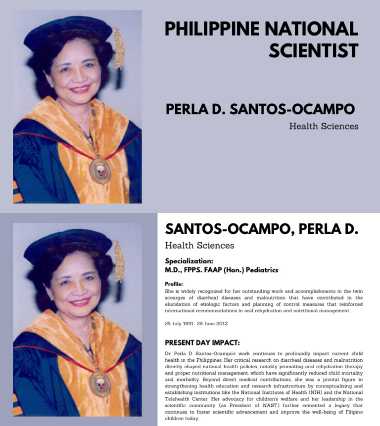Dr. Perla D. Santos-Ocampo: Child Health Advocate | PDF