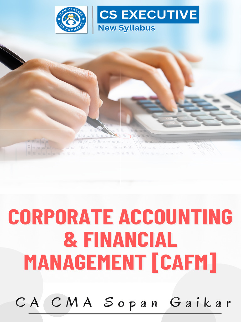 Corporate Accounting & CS Course Details | PDF | Debits And Credits ...