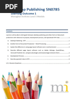 Desktop Publishing Basics and Techniques | PDF | Teaching Methods ...