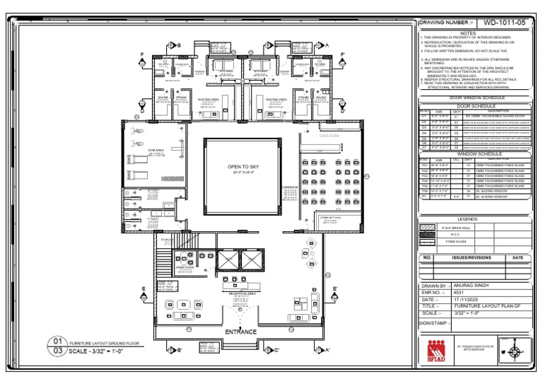 Ground Floor Furniture Layout Plan | PDF | Chess Openings | Chess Theory