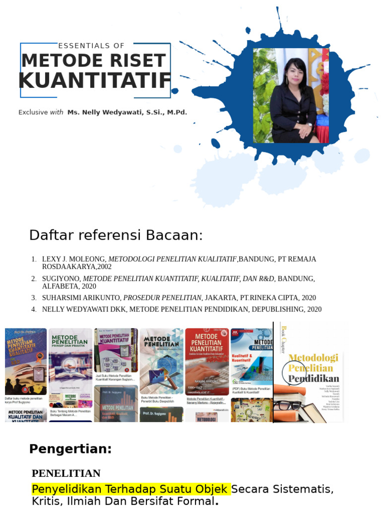 Panduan Metode Riset Kuantitatif | PDF