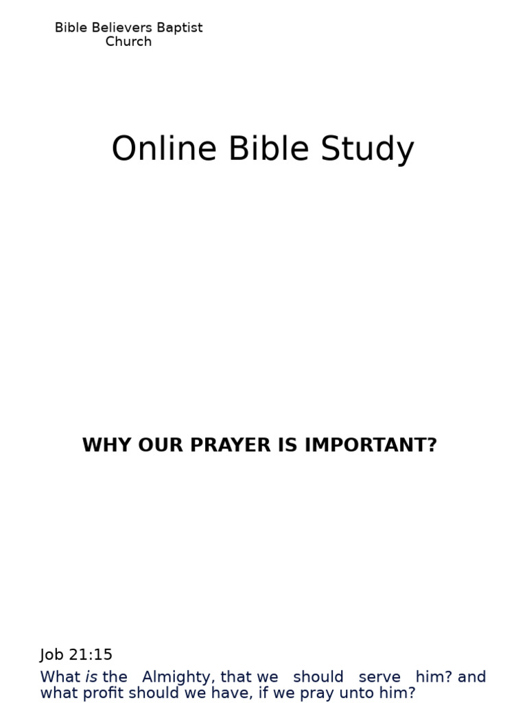 Importance of Prayer in Worship | PDF | Prayer | Confession (Religion)