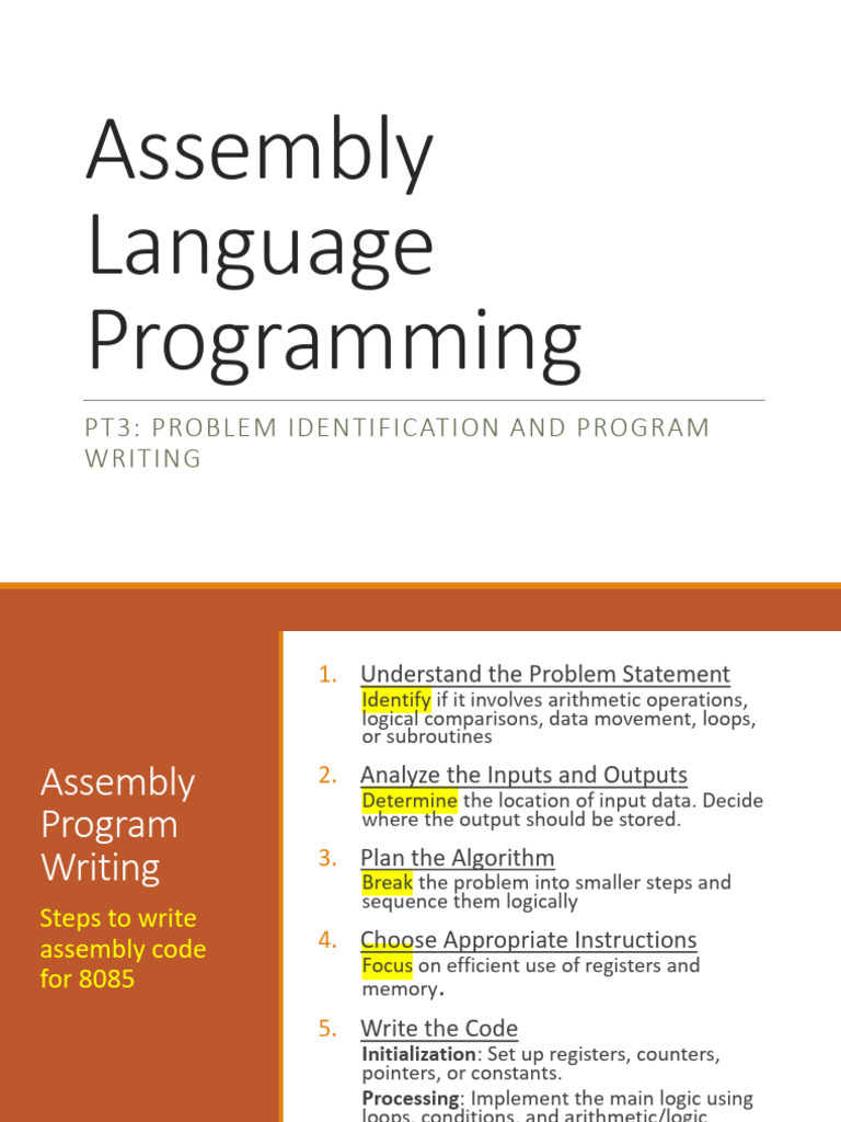 Assembly Language Programming Guide | PDF | Computer Program | Programming