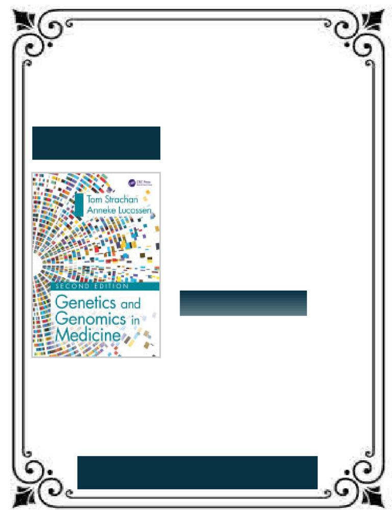 Genetics and Genomics in Medicine, 2nd Edition 2023 Tom Strachan eBook ...