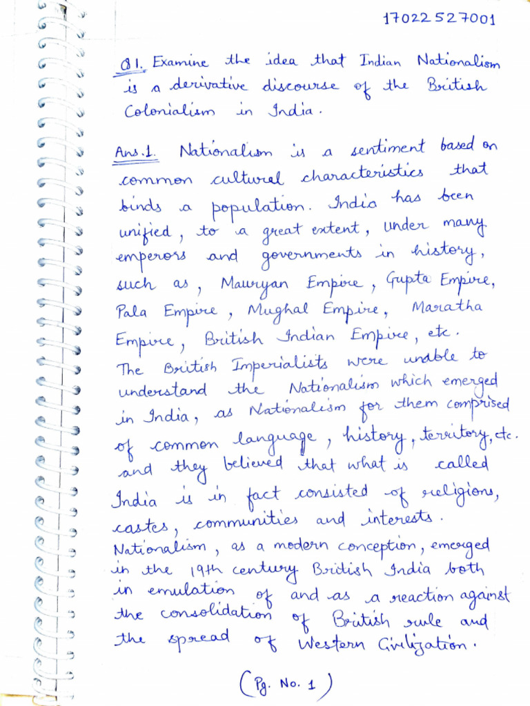 Colonialism and Nationalism in India | PDF