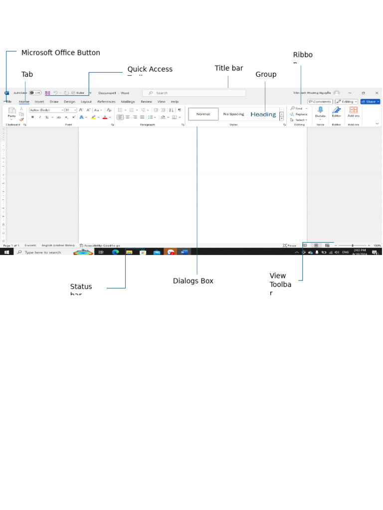 Microsoft Office Ribbon Overview Guide | PDF