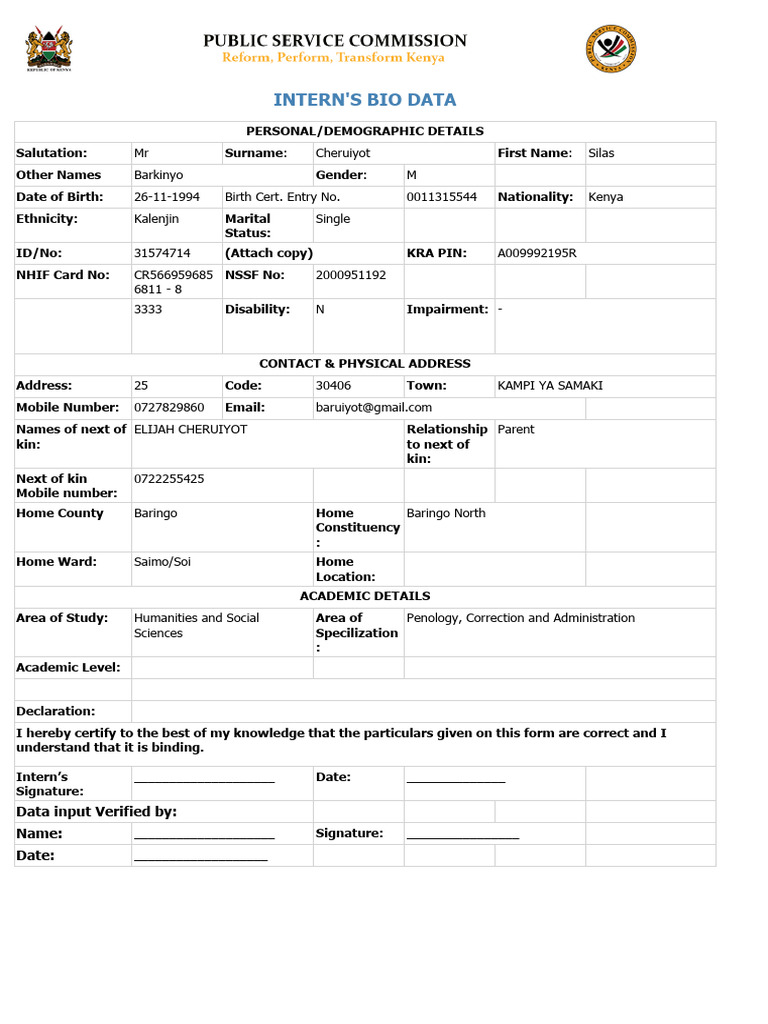 Rpt Applicant Summary Interns | PDF