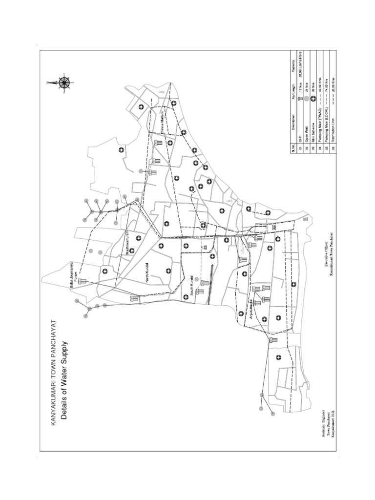 Water Supply Map1 | PDF
