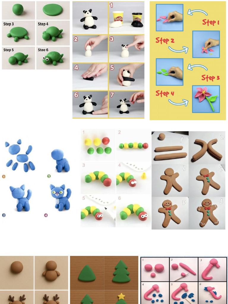 Playdoh Step by Step | PDF
