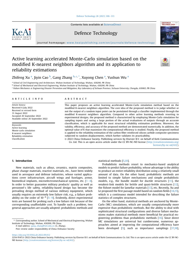 Active Learning for Monte-Carlo Reliability | PDF | Monte Carlo Method ...