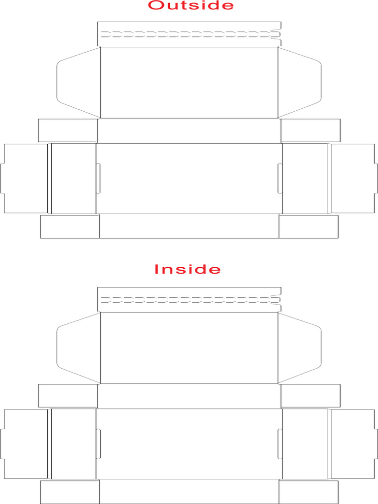 Paper Box Die-Cutting Diagram-Bahar Eskici-2025!11!17 | PDF