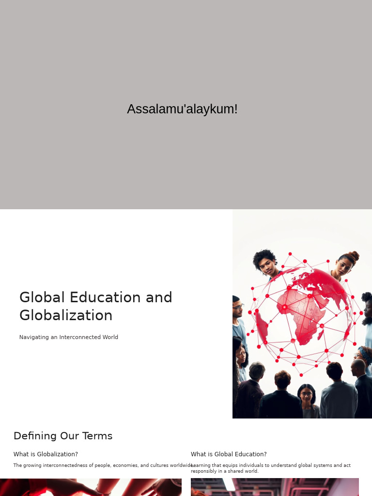 Globalization and Education Insights | PDF