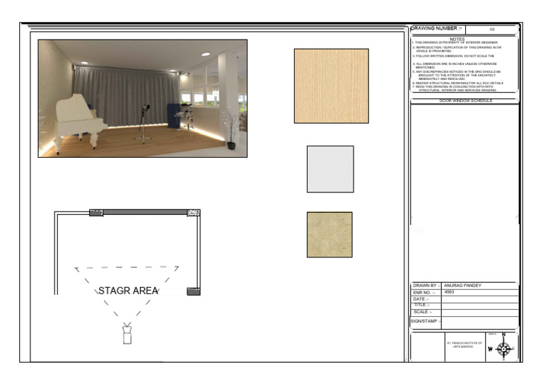 Door and Window Schedule Drawing | PDF